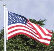 flagpoles with us flag